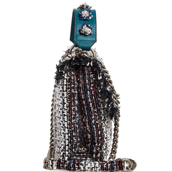 KURT GEIGER Large Embellished Tweed Kensington - Picture 7 of 9